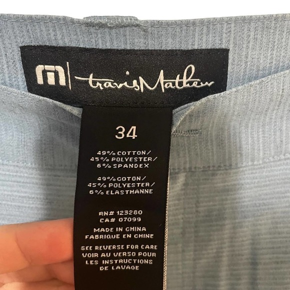 NWT Travis Mathew Grommet Golf Shorts in Blue - Picture 7 of 14